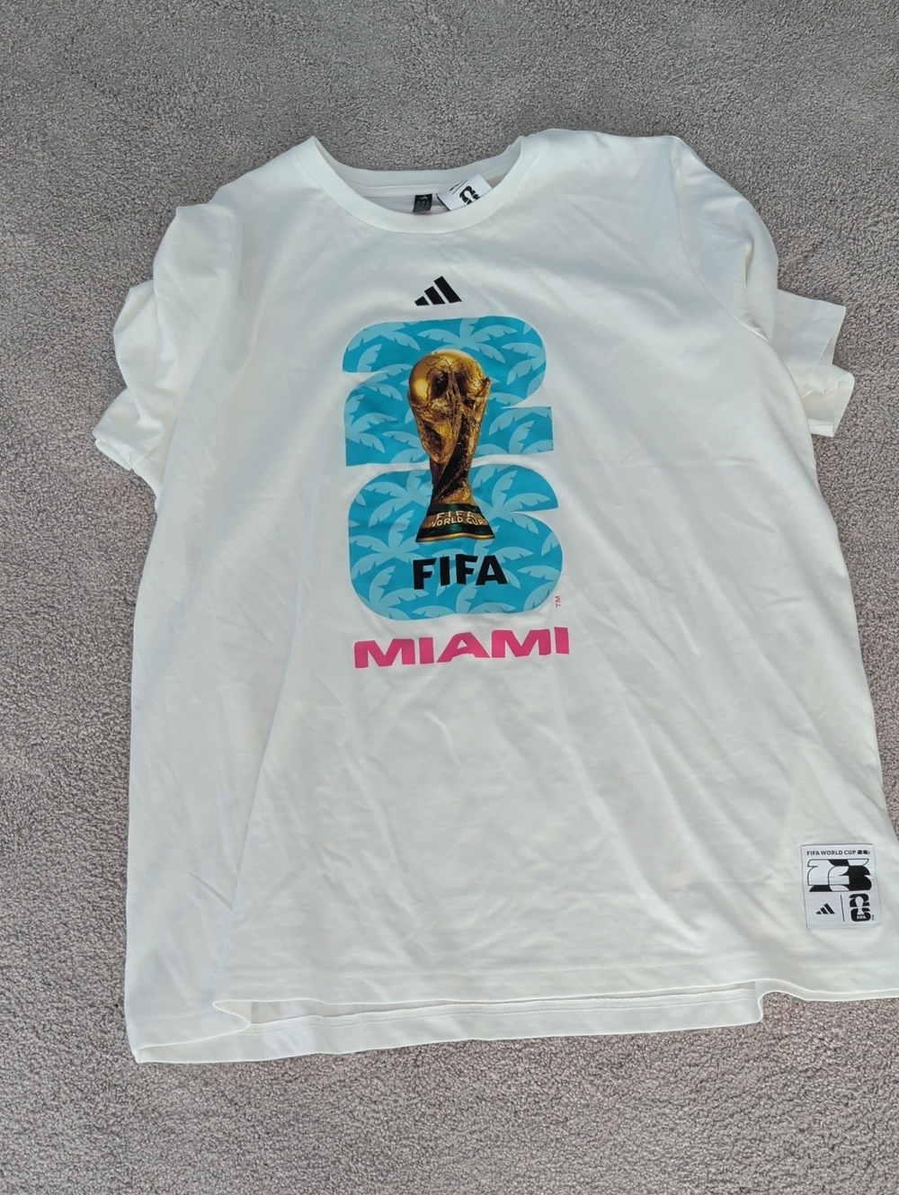 Adidas Official World Cup 2026 Miami Men's XX T-shirt